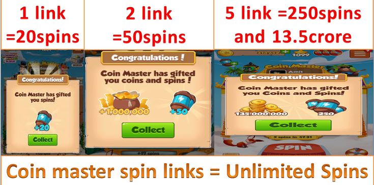Free spin coins master